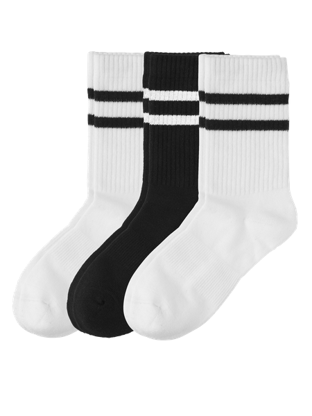 Coolmax Classic Sport Sock 3-P Svart/Hvit