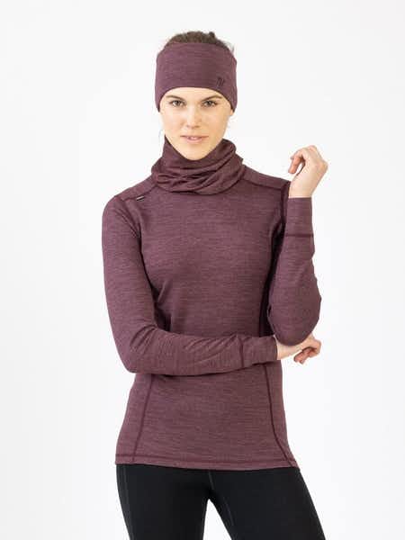 Merino Ss Sweater Women Sjokoladerød