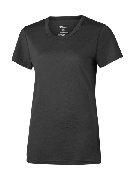 Merino Fine T-Shirt Women Svart