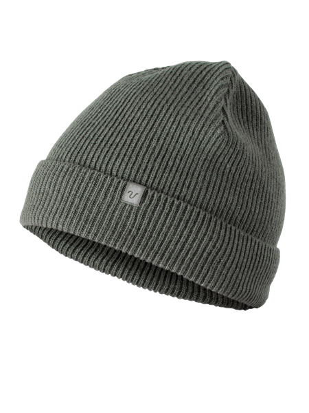 Wool Rib Unisex Hat Green