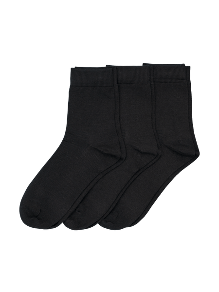 Coolmax Sock Basic 3-P Musta