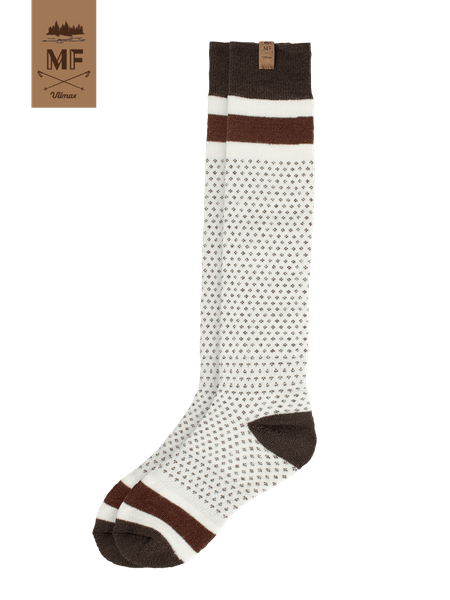 Trysunda Wool Sock High 1-P Off white