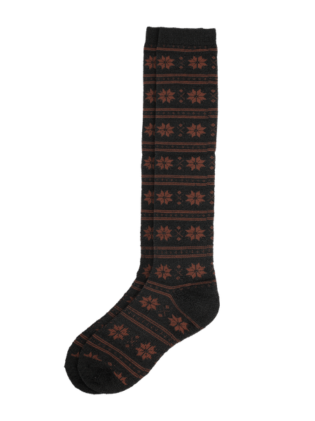 Winter High Sock Kids 1-P Punainen/Harmaa